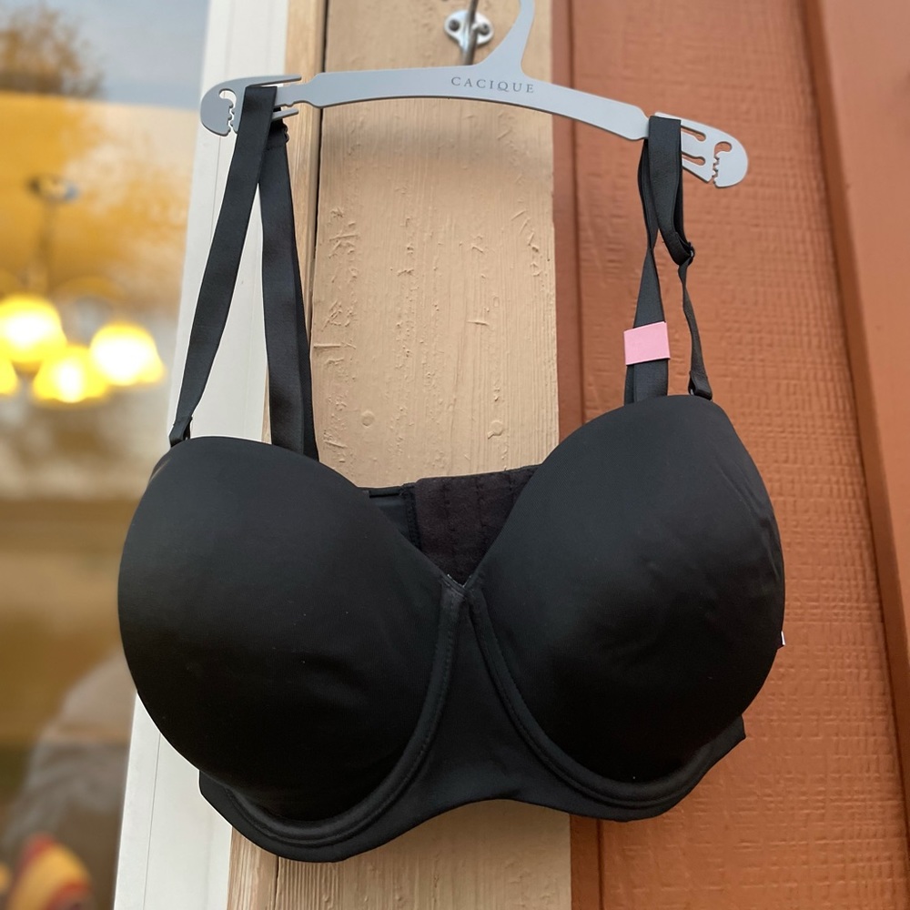 Cacique Lightly Lined Multi-Way Strapless Bra size 36F (brand new with tags)